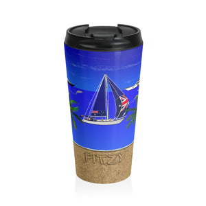 Personalized 15 oz Stainless Steel Travel Mug - Coffee or Tea Tumbler | Vacuum-Sealed