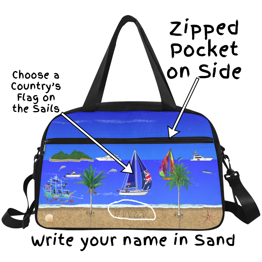 Yacht Mech | Personalized Yacht Bag - Zipper Side