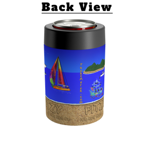 Yacht Merch | Custom Can Cooler | Outdoor Drinkware | Back View