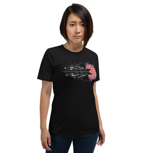 Unisex Quality T-shirt - Front Print Superyacht Design