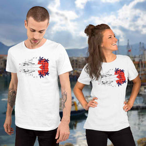 White original custom superyacht t shirt - gift for boaters: yachtmerch.com