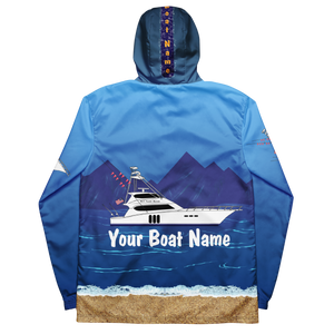 Mens Windbreaker - Custom Yacht by Yacht Merch