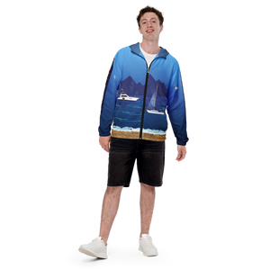 Men’s Windbreaker (Water Resistant) Customized