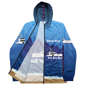 Mens Windbreaker - Custom Yacht by Yacht Merch