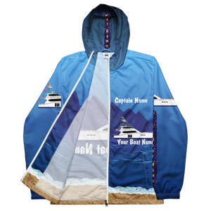 Mens Windbreaker - Custom Yacht by Yacht Merch